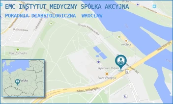 PORADNIA DIABETOLOGICZNA - EMC INSTYTUT MEDYCZNY SPÓŁKA AKCYJNA - UL. WEJHEROWSKA 28/4,  WROCŁAW