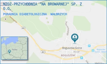 PORADNIA DIABETOLOGICZNA - NZOZ-PRZYCHODNIA "NA BROWARNEJ" SP. Z O.O. - UL. BROWARNA 3,  WAŁBRZYCH