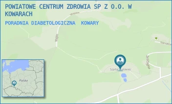 PORADNIA DIABETOLOGICZNA - POWIATOWE CENTRUM ZDROWIA SP Z O.O. W KOWARACH - SANATORYJNA 15,  KOWARY