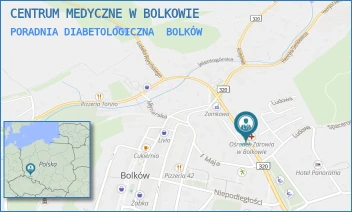 PORADNIA DIABETOLOGICZNA - CENTRUM MEDYCZNE W BOLKOWIE - UL. WYSOKOGÓRSKA 6,  BOLKÓW