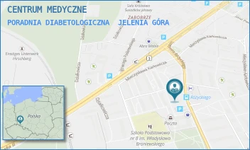 PORADNIA DIABETOLOGICZNA - CENTRUM MEDYCZNE - UL. LUDOMIRA RÓŻYCKIEGO 6,  JELENIA GÓRA