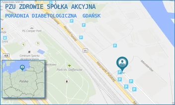 PORADNIA DIABETOLOGICZNA - PZU ZDROWIE SPÓŁKA AKCYJNA - UL. MARYNARKI POLSKIEJ 195,  GDAŃSK