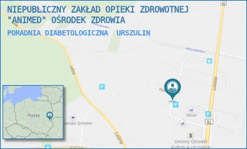 PORADNIA DIABETOLOGICZNA - NIEPUBLICZNY ZAKŁAD OPIEKI ZDROWOTNEJ "ANIMED" OŚRODEK ZDROWIA - NOWA 2,  URSZULIN