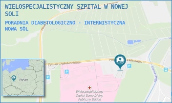 PORADNIA DIABETOLOGICZNO - INTERNISTYCZNA - WIELOSPECJALISTYCZNY SZPITAL W NOWEJ SOLI - UL. CHAŁUBIŃSKIEGO 1,  NOWA SÓL