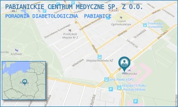 PORADNIA DIABETOLOGICZNA - PABIANICKIE CENTRUM MEDYCZNE SP. Z O.O. - UL. JANA PAWŁA II 68,  PABIANICE