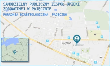 PORADNIA DIABETOLOGICZNA - SAMODZIELNY PUBLICZNY ZESPÓŁ OPIEKI ZDROWOTNEJ W PAJĘCZNIE - UL. WIŚNIOWA 26,  PAJĘCZNO