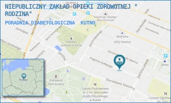 PORADNIA DIABETOLOGICZNA - NIEPUBLICZNY ZAKŁAD OPIEKI ZDROWOTNEJ " RODZINA" - UL. KOŁŁĄTAJA 23,  KUTNO