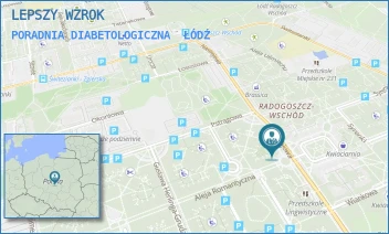 PORADNIA DIABETOLOGICZNA - LEPSZY WZROK - UL. NASTROJOWA 51,  ŁÓDŹ