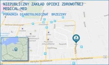 PORADNIA DIABETOLOGICZNA - NIEPUBLICZNY ZAKŁAD OPIEKI ZDROWOTNEJ MEDICAL-MED - UL. TULIPANOWA 8,  BRZEZINY