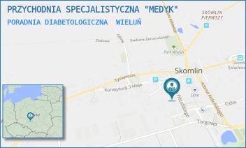PORADNIA DIABETOLOGICZNA - PRZYCHODNIA SPECJALISTYCZNA "MEDYK" - UL. JÓZEFA PIŁSUDSKIEGO 8,  WIELUŃ
