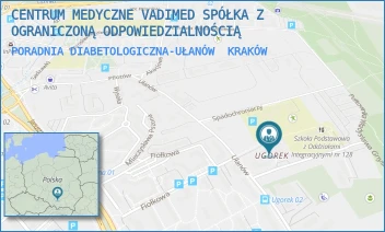 PORADNIA DIABETOLOGICZNA-UŁANÓW - CENTRUM MEDYCZNE VADIMED SPÓŁKA Z OGRANICZONĄ ODPOWIEDZIALNOŚCIĄ - UL. UŁANÓW 29 A,  KRAKÓW