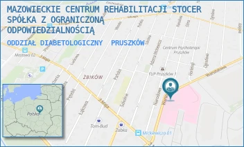 ODDZIAŁ DIABETOLOGICZNY - MAZOWIECKIE CENTRUM REHABILITACJI STOCER SPÓŁKA Z OGRANICZONĄ ODPOWIEDZIALNOŚCIĄ - WARSZTATOWA 1,  PRUSZKÓW