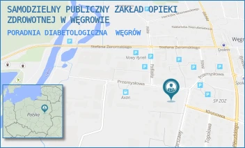 PORADNIA DIABETOLOGICZNA - SAMODZIELNY PUBLICZNY ZAKŁAD OPIEKI ZDROWOTNEJ W WĘGROWIE - PRZEMYSŁOWA 7,  WĘGRÓW
