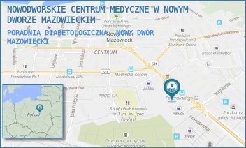 PORADNIA DIABETOLOGICZNA - NOWODWORSKIE CENTRUM MEDYCZNE W NOWYM DWORZE MAZOWIECKIM - PADEREWSKIEGO 7,  NOWY DWÓR MAZOWIECKI
