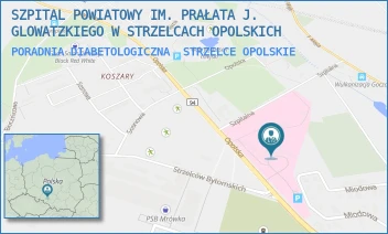 PORADNIA DIABETOLOGICZNA - SZPITAL POWIATOWY IM. PRAŁATA J. GLOWATZKIEGO W STRZELCACH OPOLSKICH - UL. OPOLSKA 36,  STRZELCE OPOLSKIE