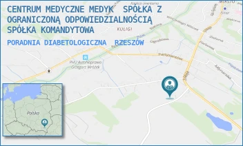 PORADNIA DIABETOLOGICZNA - CENTRUM MEDYCZNE MEDYK  SPÓŁKA Z OGRANICZONĄ ODPOWIEDZIALNOŚCIĄ SPÓŁKA KOMANDYTOWA - UL. FRYDERYKA SZOPENA 1,  RZESZÓW