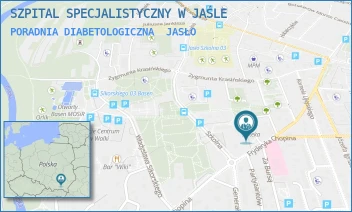 PORADNIA DIABETOLOGICZNA - SZPITAL SPECJALISTYCZNY W JAŚLE - UL. SZOPENA 38,  JASŁO