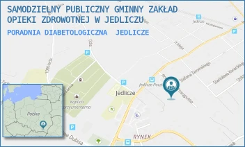 PORADNIA DIABETOLOGICZNA - SAMODZIELNY PUBLICZNY GMINNY ZAKŁAD OPIEKI ZDROWOTNEJ W JEDLICZU - UL. ROMUALDA TRAUGUTTA 3,  JEDLICZE