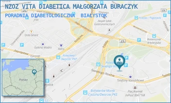 PORADNIA DIABETOLOGICZNA - NZOZ VITA DIABETICA MAŁGORZATA BURACZYK - ŚW. ROCHA 12A,  BIAŁYSTOK