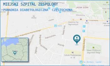 PORADNIA DIABETOLOGICZNA - MIEJSKI SZPITAL ZESPOLONY - UL. BONY 1/3,  CZĘSTOCHOWA