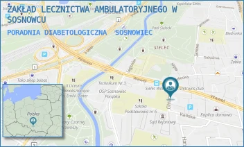 PORADNIA DIABETOLOGICZNA - ZAKŁAD LECZNICTWA AMBULATORYJNEGO W SOSNOWCU - UL. WAWEL 15,  SOSNOWIEC