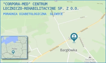 PORADNIA DIABETOLOGICZNA - "CORPORA-MED" CENTRUM LECZNICZO-REHABILITACYJNE SP. Z O.O. - UL. RACIBORSKA 21,  GLIWICE