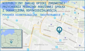 PORADNIA DIABETOLOGICZNA - NIEPUBLICZNY ZAKŁAD OPIEKI ZDROWOTNEJ PRZYCHODNIA MEDYCYNY RODZINNEJ SPÓŁKA Z OGRANICZONĄ ODPOWIEDZIALNOŚCIĄ - UL. KATOWICKA 11,  ŚWIĘTOCHŁOWICE