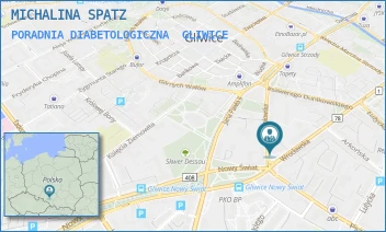 PORADNIA DIABETOLOGICZNA - MICHALINA SPATZ-JOB - UL. MIKOŁOWSKA 25,  GLIWICE