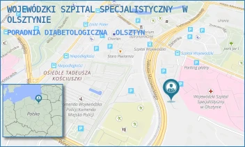 PORADNIA DIABETOLOGICZNA - WOJEWÓDZKI SZPITAL SPECJALISTYCZNY  W OLSZTYNIE - ŻOŁNIERSKA 16B,  OLSZTYN