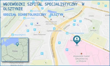 ODDZIAŁ DIABETOLOGICZNY - WOJEWÓDZKI SZPITAL SPECJALISTYCZNY  W OLSZTYNIE - ŻOŁNIERSKA 18,  OLSZTYN