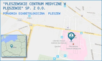 PORADNIA DIABETOLOGICZNA - "PLESZEWSKIE CENTRUM MEDYCZNE W PLESZEWIE" SP. Z O.O. - POZNAŃSKA 125A,  PLESZEW