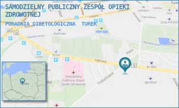 PORADNIA DIBETOLOGICZNA - SAMODZIELNY PUBLICZNY ZESPÓŁ OPIEKI ZDROWOTNEJ - ŁĄKOWA 4A,  TUREK