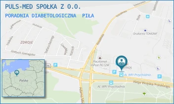 PORADNIA DIABETOLOGICZNA - PULS-MED SPOŁKA Z O.O. - WOJSKA POLSKIEGO 49B,  PIŁA