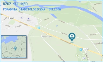 PORADNIA DIABETOLOGICZNA - NZOZ SUL-MED - UL. PIOTRKOWSKA 26/30,  SULEJÓW